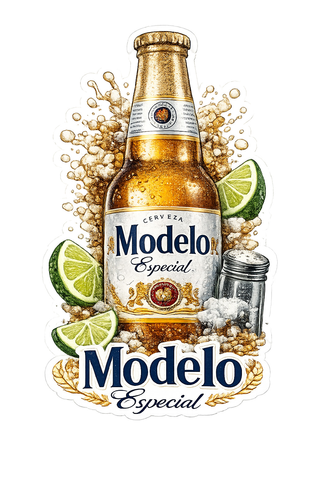 Mexican Beer Logo Style Decal Sticker Waterproof DTF 4 X 4 INC gallery