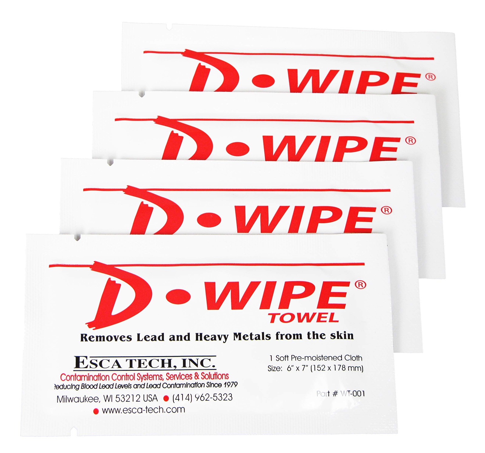 D-Wipe Towels by D-Lead, Dispenser with 100 Individually Wrapped Towels gallery