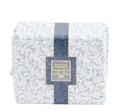 William Morris England Sheet Set Willow Bough soft mineral KING 100% cotton NEW