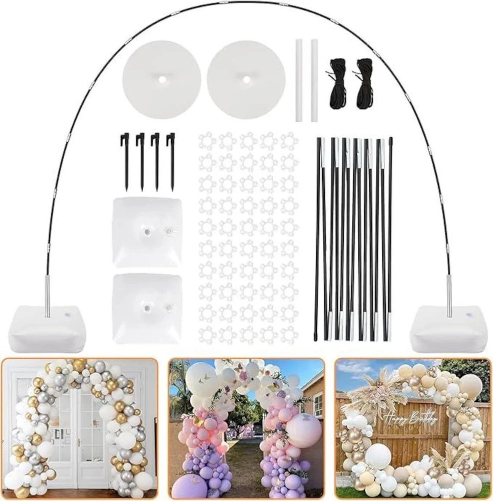 9FT Height10FT Width Balloon Arch Stand Set without AirPump