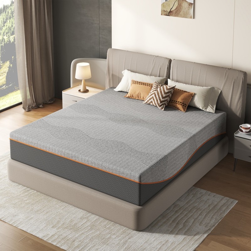 14" Full/Queen/King Size Memory Foam Mattress Medium Soft CertiPUR-US Certified gallery