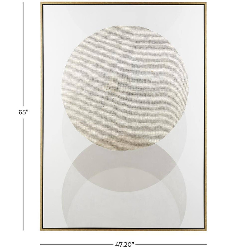 1- Panel Abstract Framed Wall Art 65 In. X 47 In. gallery