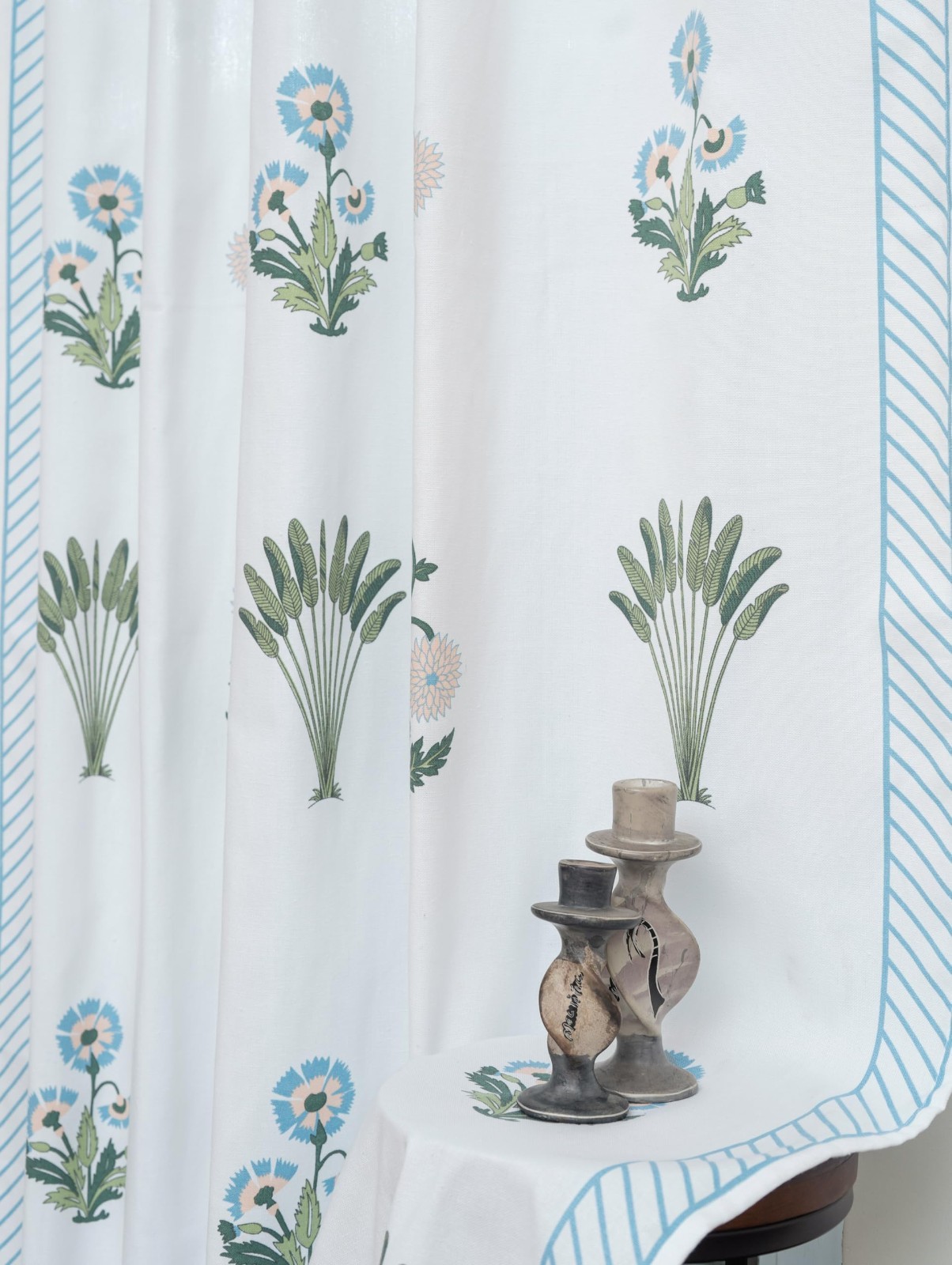 Window Curtains 5 Feet Ethnic Cotton Set of 2 gallery