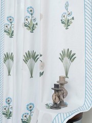 Window Curtains 5 Feet Ethnic Cotton Set of 2