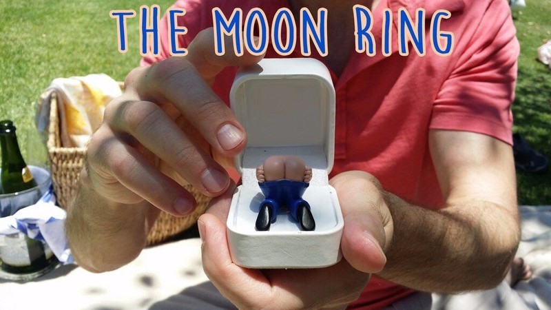 The Moon Ring (Farts When Opened!) ~ GaG Prank Joke Fart Machine Butt Sound Toy gallery