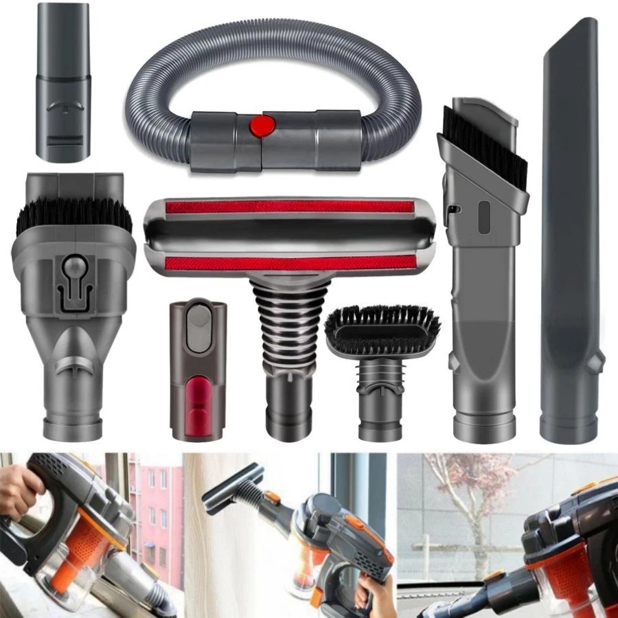 8Pcs Brush Attachments Kit for Dyson Vacuum Cleaner Accessories V6 V7 V8 V10 V11