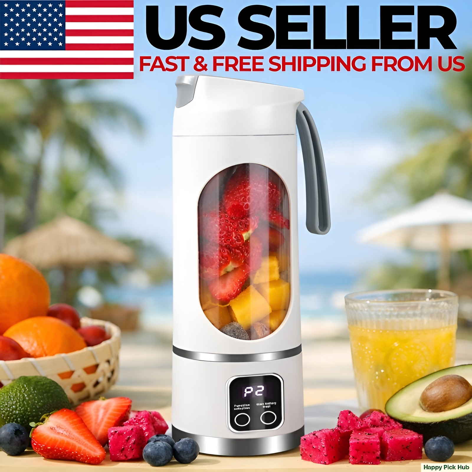 Portable Fruit Juicer Blender Rechargeable Smoothie & Shakes Maker Travel Cup gallery