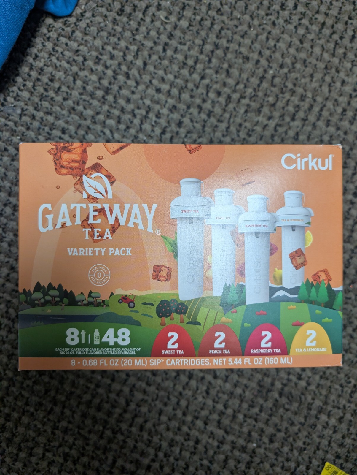 (8) Pack Cirkul Gateway Tea Flavored Water Cartridge Variety Pack- Expires 5/26 gallery