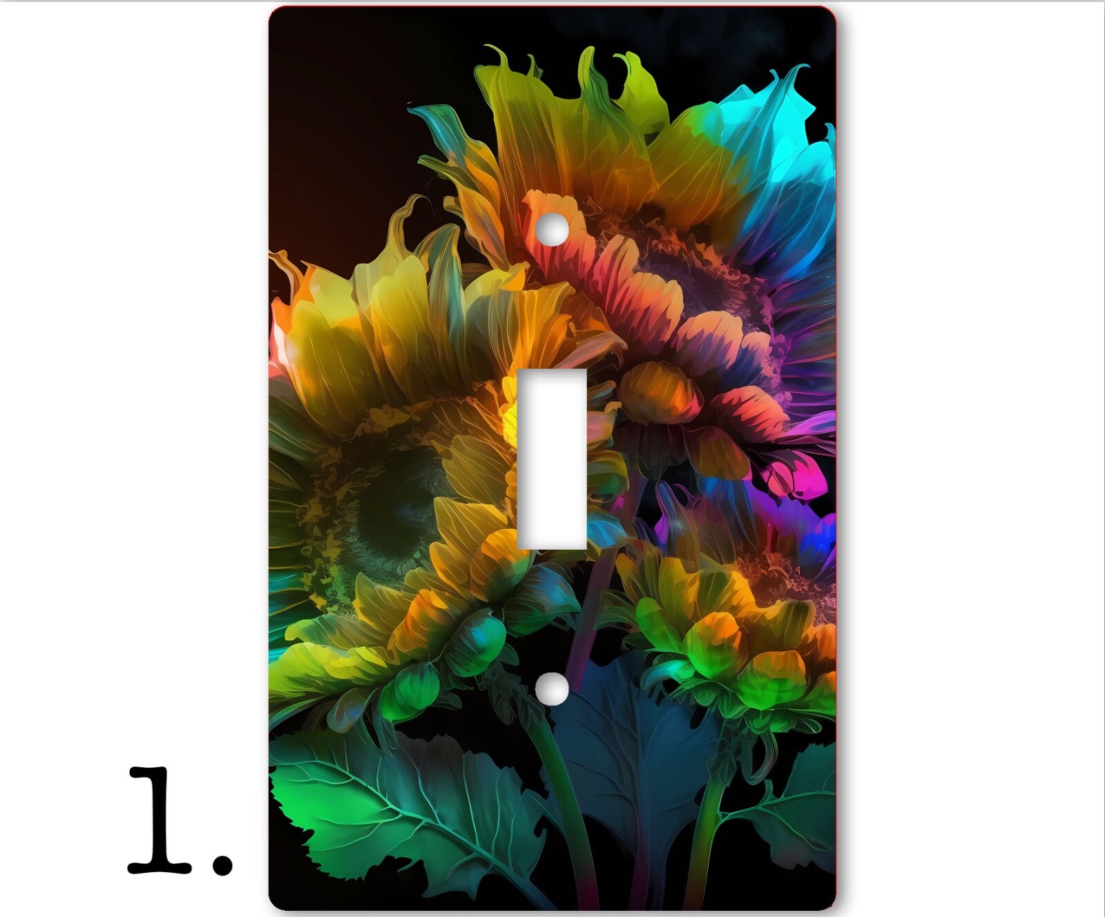 Decorative Acrylic & Hardboard Light Switch/Electrical Outlet Covers-Sunflowers gallery