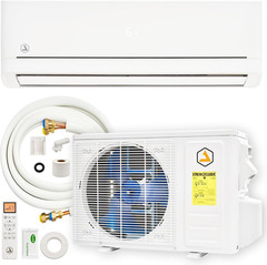 YUMPIE Easy DIY 12,000 BTU Mini Split AC & Heat Pump, 220V 18 SEER2, Indoor Unit