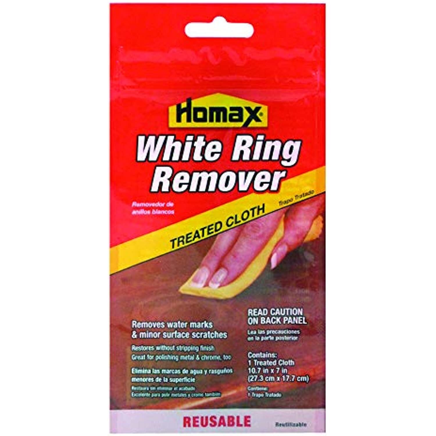 Homax No Scent White Ring Remover 1 pk Wipes gallery
