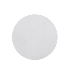 Minimalist Outdoor Side Table with Chic Fluted Design, Lightweight Concrete, No