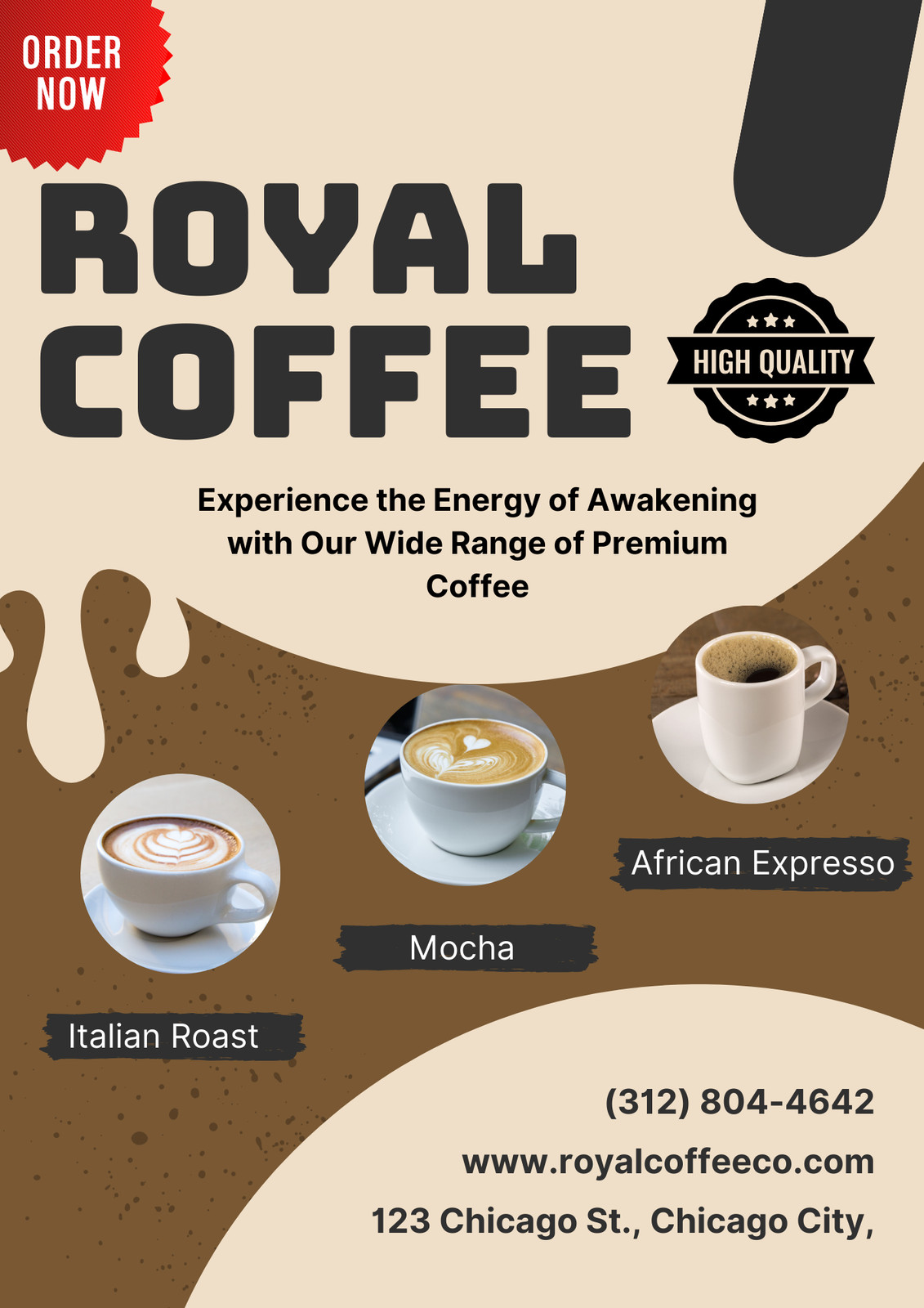 Royal Vanilla Hazelnut Freshly Roasted Flavored Coffee, (Vanilla Hazelnut) (Drip gallery
