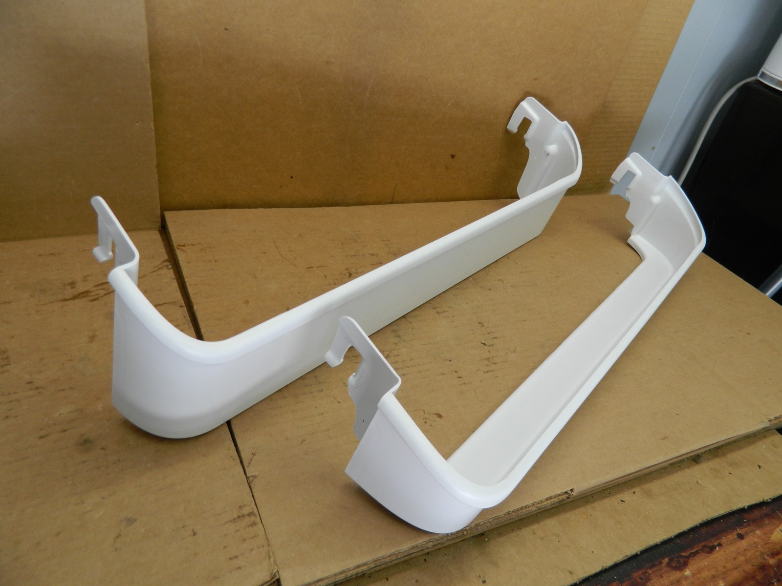 Frigidaire Refrigerator Door Shelf Rail Set Part # 240338001 240337901 240338101 gallery