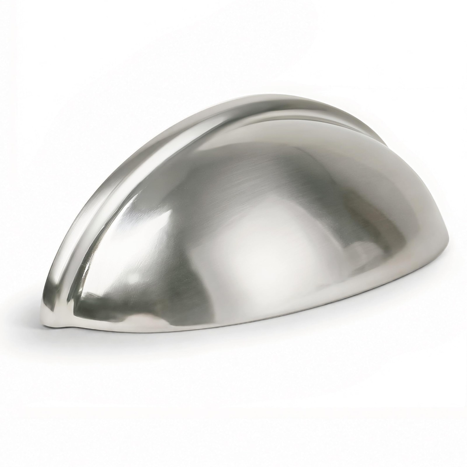 6 Pack 3 Inch Hole Centers Shiny Bright Brushed Satin Nickel Drawer Bin Cup P... gallery