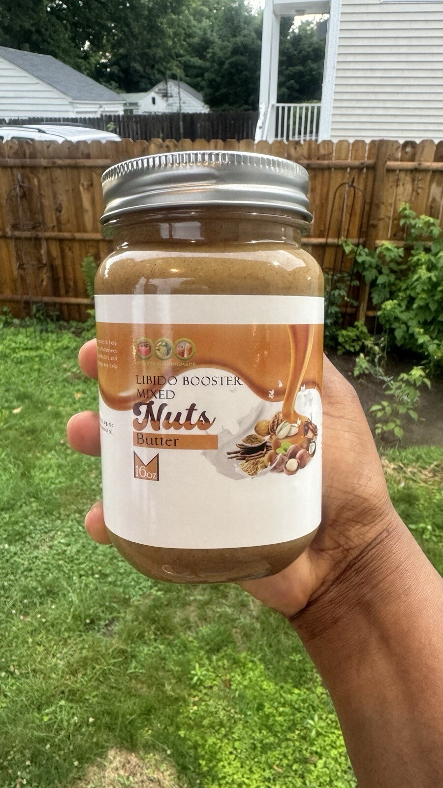 Handcrafted Libido Booster Organic Nut Butter - Ignite Your Passion! 16 Oz gallery