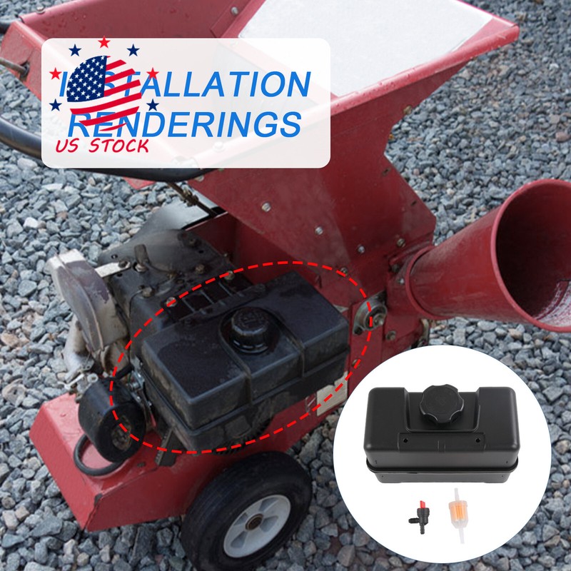 For 691993 Briggs & Stratton 4-Quart Plastic Fuel Tank W/ Cap Remote Mounting gallery