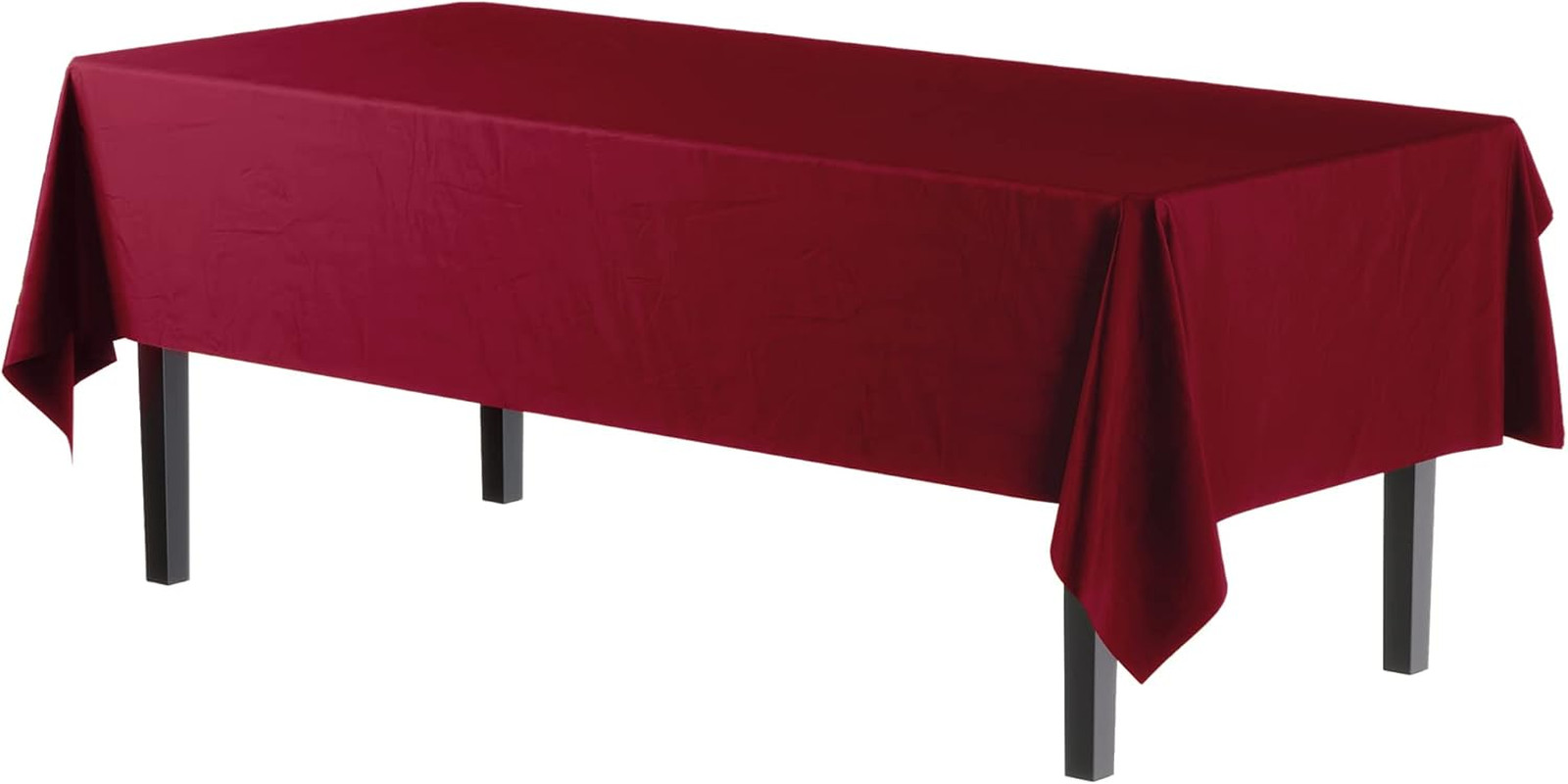 Party Solids 6-Pack Premium Plastic Tablecloth 54In. X 108In. Rectangle Plastic gallery