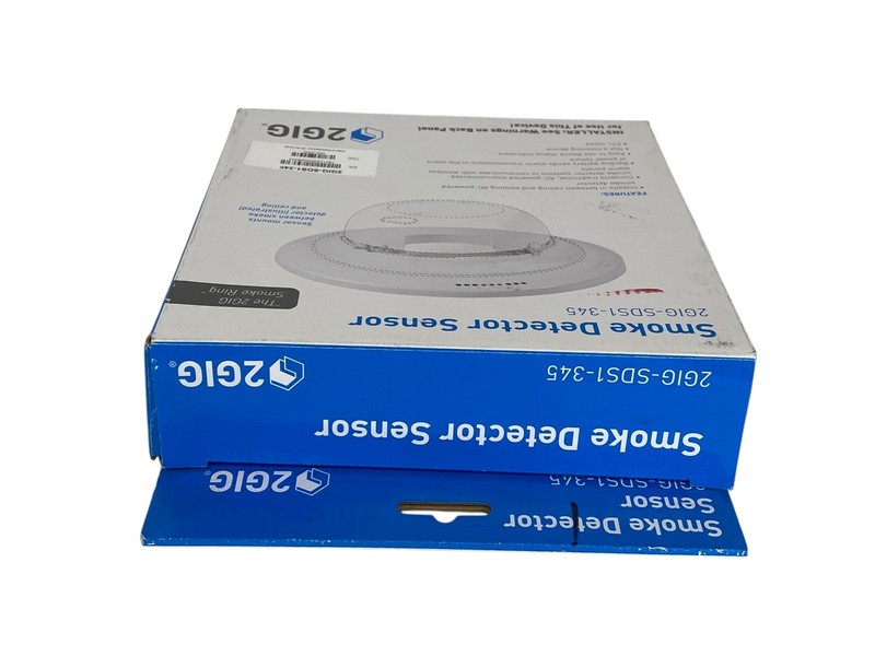 2GIG Smoke Detector Sensor Transmitter 2GIG-SDS1-345 Smoke Ring (New) gallery