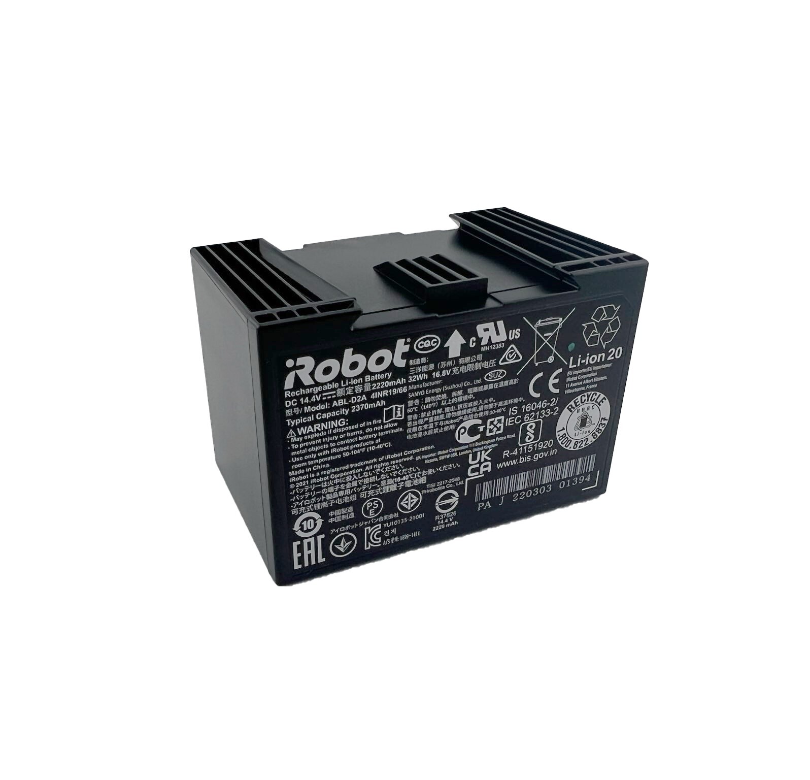 Authentic Li-ion Battery for iRobot Roomba i4 i4+ i8 i8+ j7 j7+ 2220mAh #ABL-D2 gallery