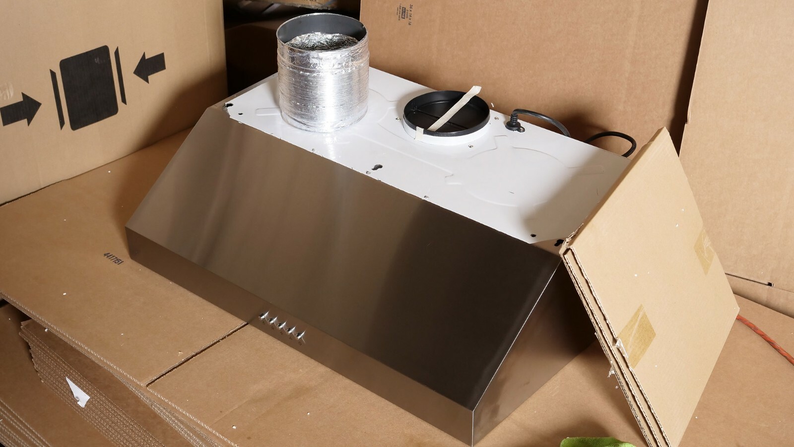 30 in Under Cabinet Range Hood (OPEN BOX) 3-Prong Plug, Stainless Steel, LED gallery
