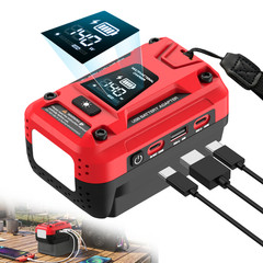 Portable Multi-Function Battery Charger for Milwaukee 18V Battery USB-C Adapter