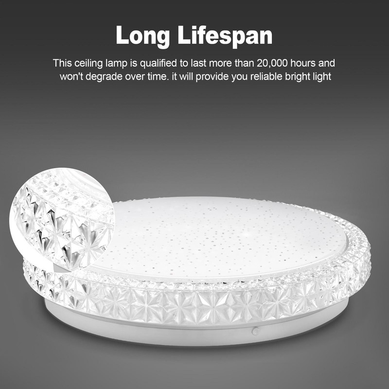 LED Flush Mount Ceiling Light Ultra Thin Round Cool White 6000K 18W/24W/36W/48W gallery