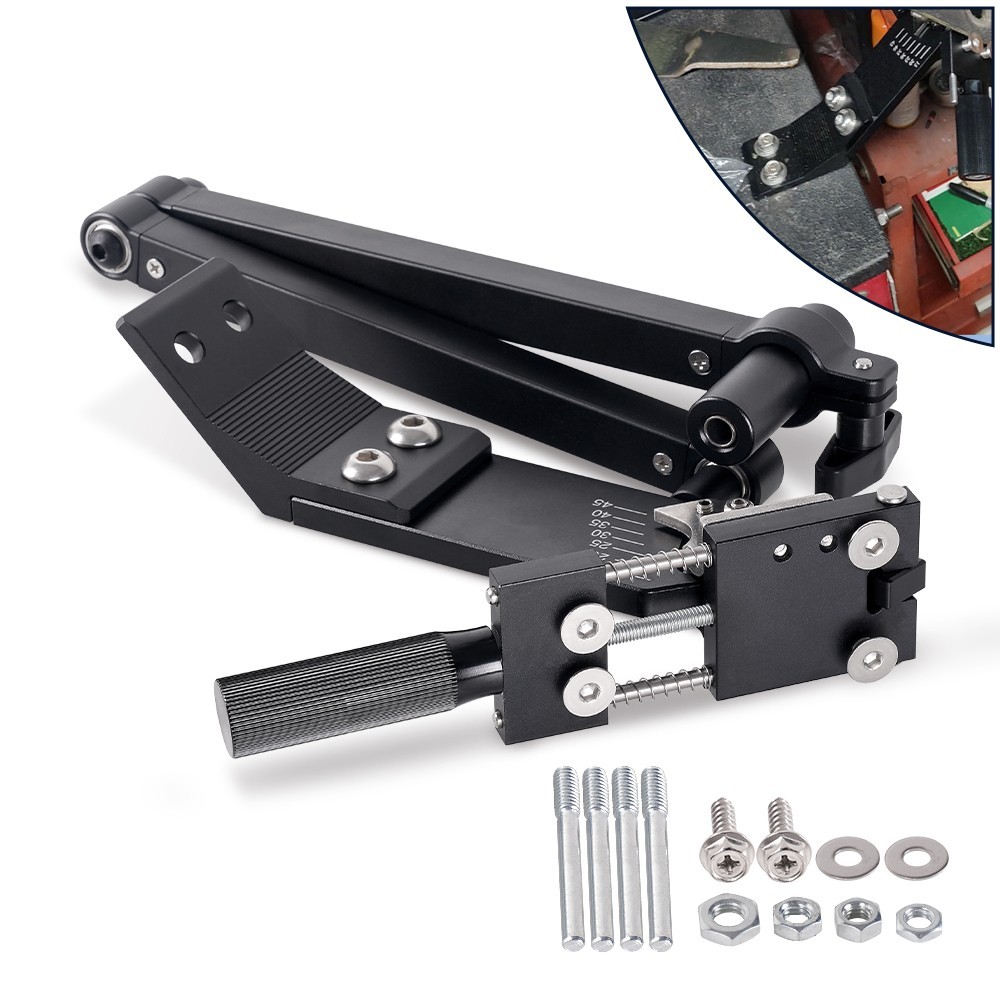 Lawn Mower Blade Sharpener 15°-45° Adjustable Frame-Suit for Right & Left Blades gallery