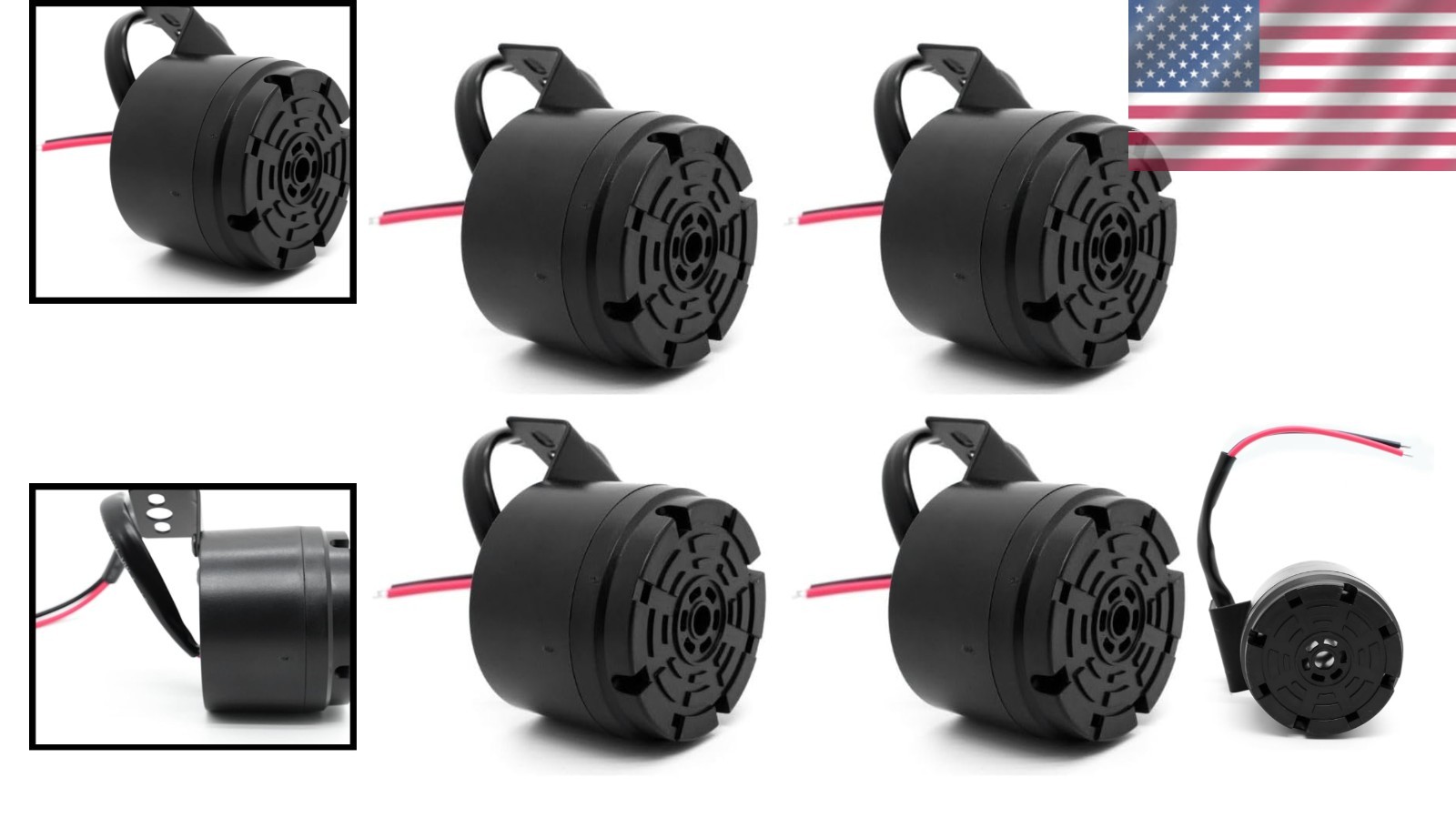 100dB Waterproof Black Backup Alarm - 4PCS gallery