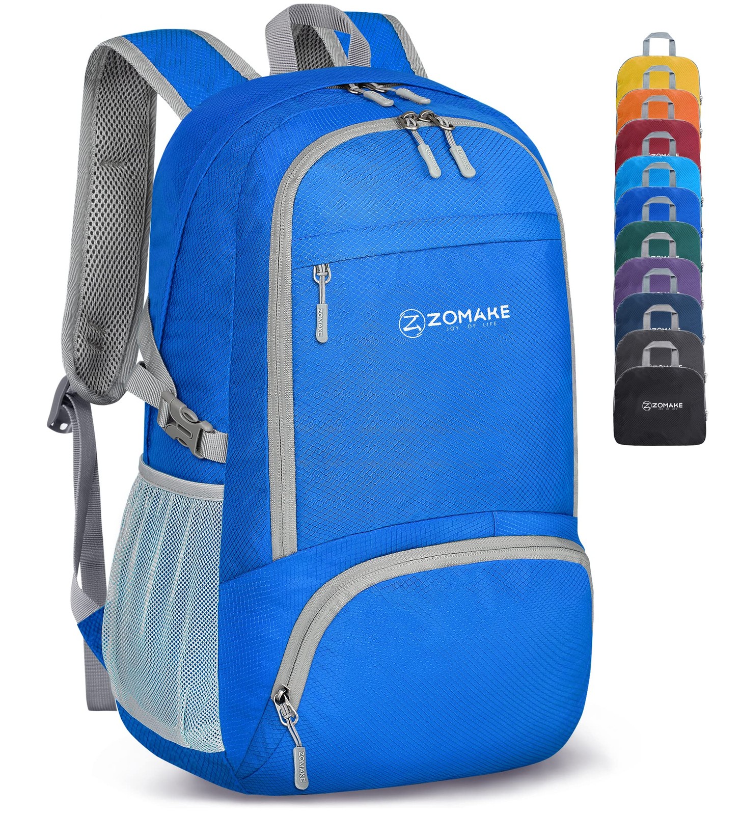 Medium Dark Blue Lightweight Packable Backpack 30L Large Capacity Daypack