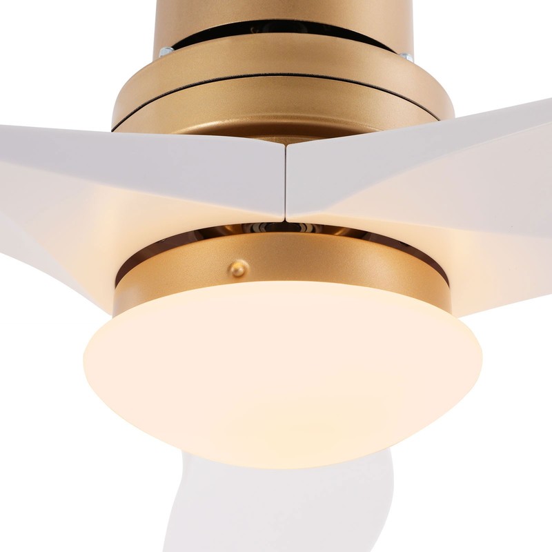 Modern Ceiling Fan Light Quiet 30dB 6 Speed 1/2/4/8H Timer LED with Remote gallery