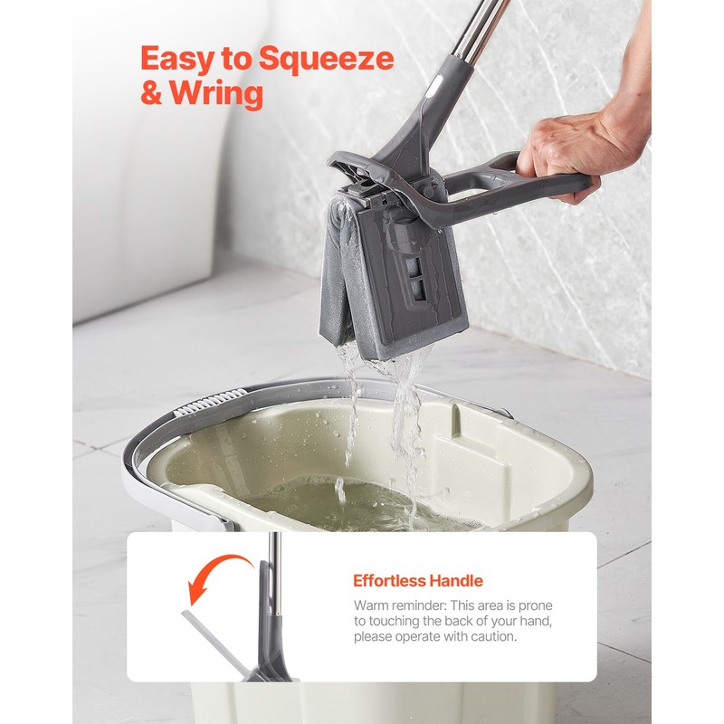 High-Density PU Squeezing Sponge Mop with 1 Pcs Sponge Mop Replacement gallery