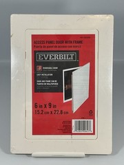 Everbilt APD69 Access Panel Door with Frame 6″ x 9″ White 154978 Paintable New