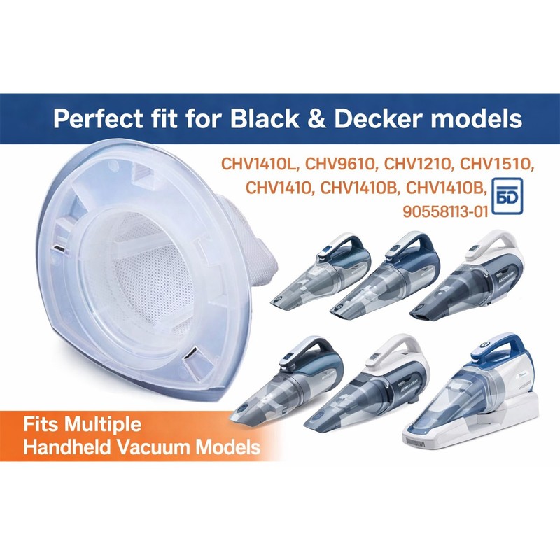 Masterpart 6 Pack Generic Filters Compatible with Black & Decker VF110 filter. gallery