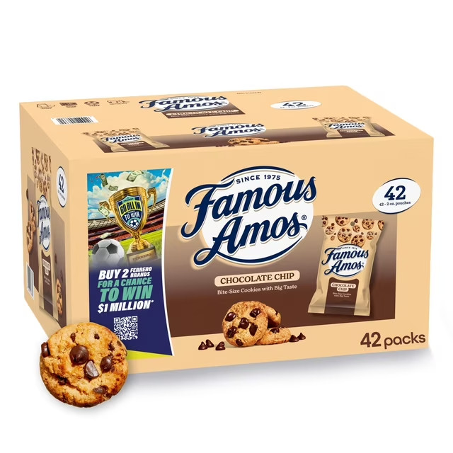 Famous Amos Chocolate Chip Cookies, 2 oz., 42 pk. gallery