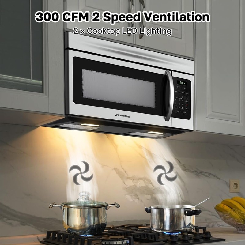 30" Over the Range Microwave Oven, ThermoMate 1.7 Cu. Ft. Capacity Microwave ... gallery