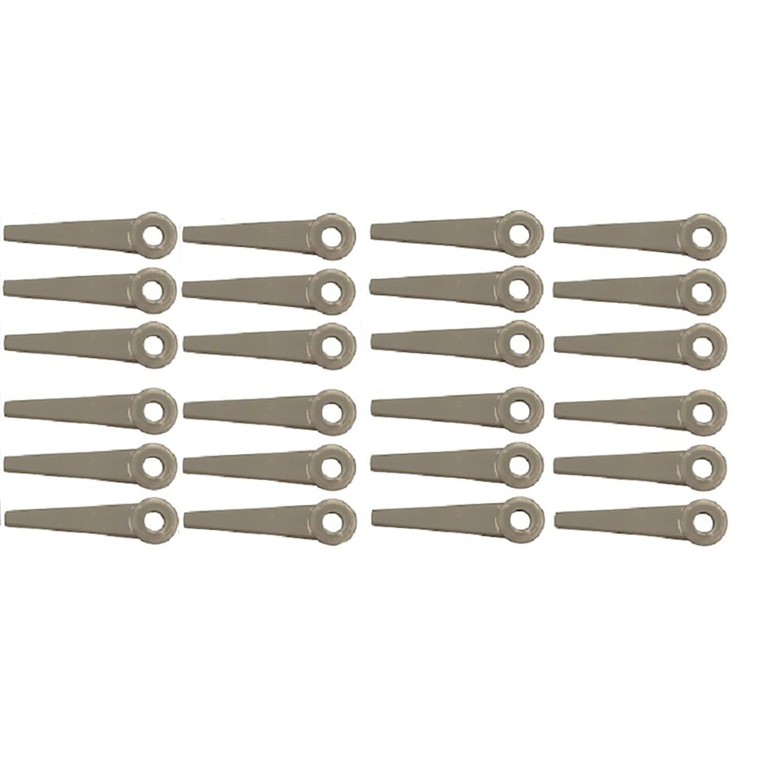 4 Inch Poly Cut Trimmer Blades Compatible with Stihl Husqvarna (24) Pack 4111... gallery