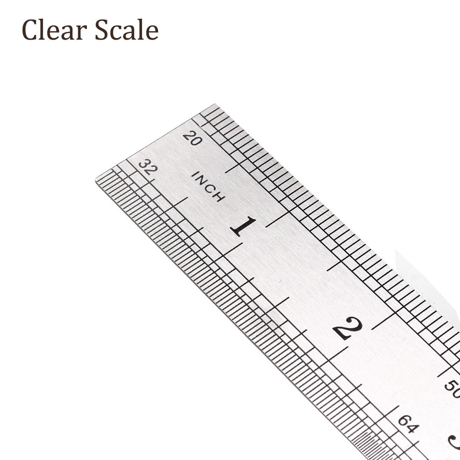 Metal Straight Edge Ruler 60cm 24" Metric Stainless Steel Centimeters Rulers gallery