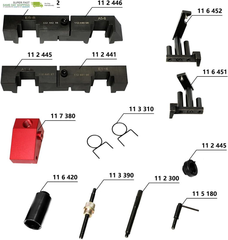 Engine Camshaft Locking Tool Crankshaft Alignment Vanos Timing Tool Kit Compati gallery
