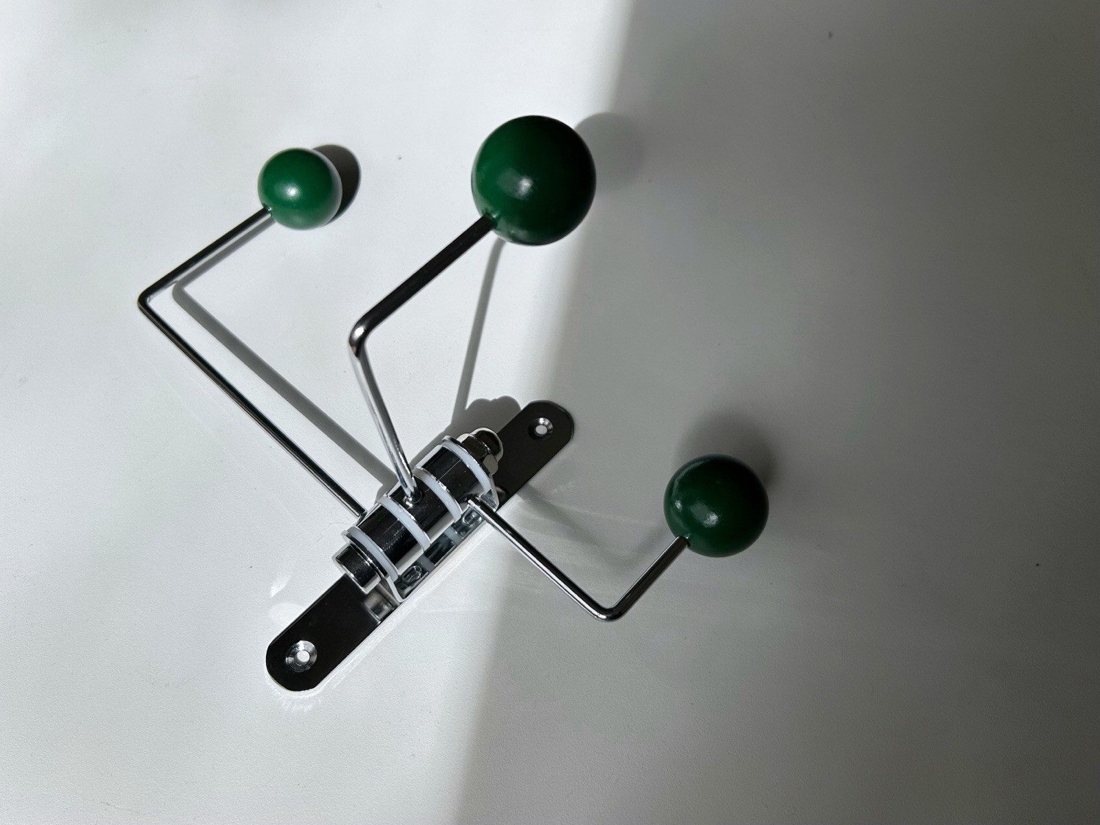 Mid Century Modern Metal Coat Rack Wall Hooks Entryway Organizer Minimalist gallery