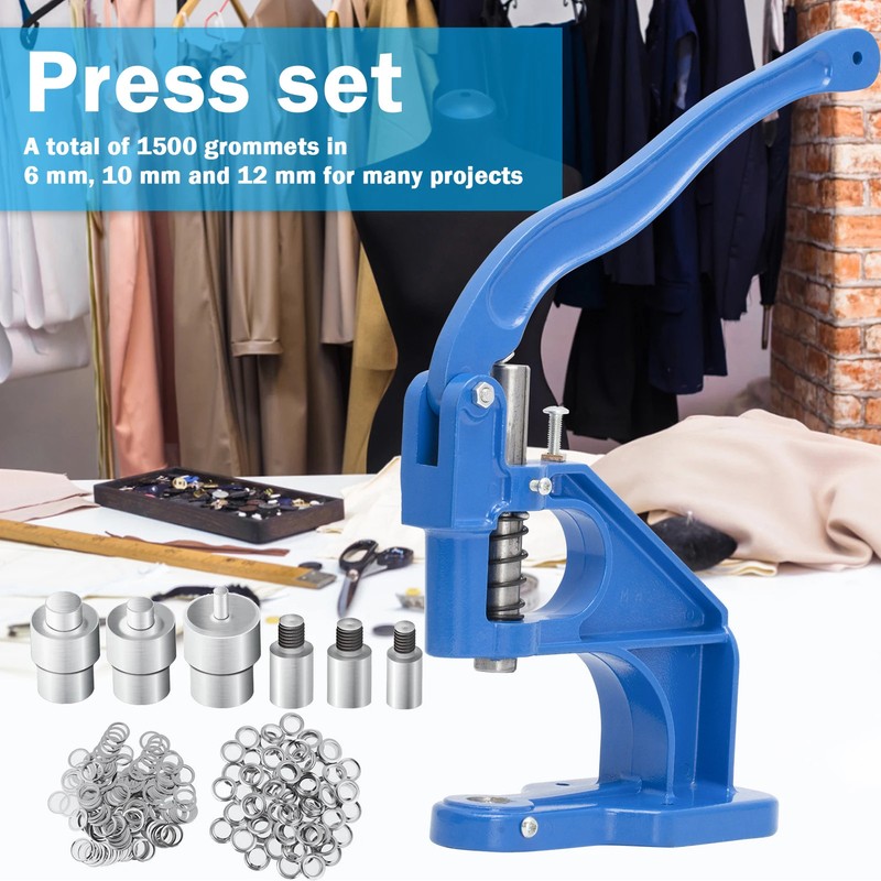 Hand Press Tool for Installing Snap Fasteners Bench-Top Hand Press Tool gallery