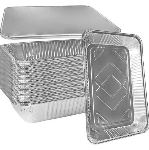 Full Size Deep Aluminum Pans with Full Size Lids gallery