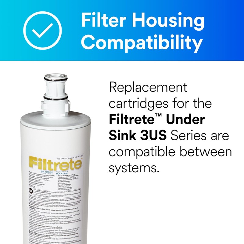 Maximum Under Sink Quick Change Water Filtration Filter 3US-MAX-F01, for use ... gallery
