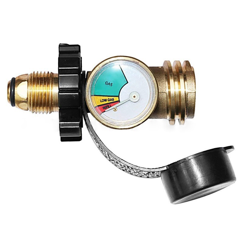 1 PC Propane Tank Adapter Converts POL LP Tank Valve to QCC1/Type1 w/Dust Cover gallery