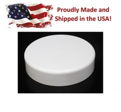 White Marine Dock Piling Flat Cap 4″ to 14″ – Plyon Post Piling Flat Cover Caps