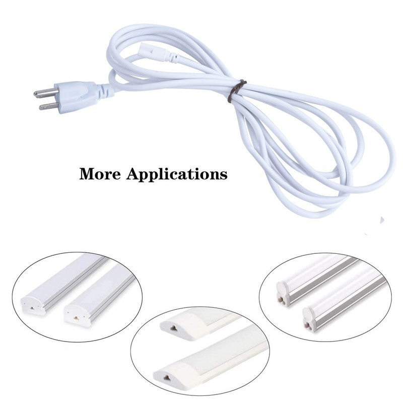 3PCS 5FT POWER CABLE no Switch For T8 T5 Integrated LED Tube Light Replacement gallery