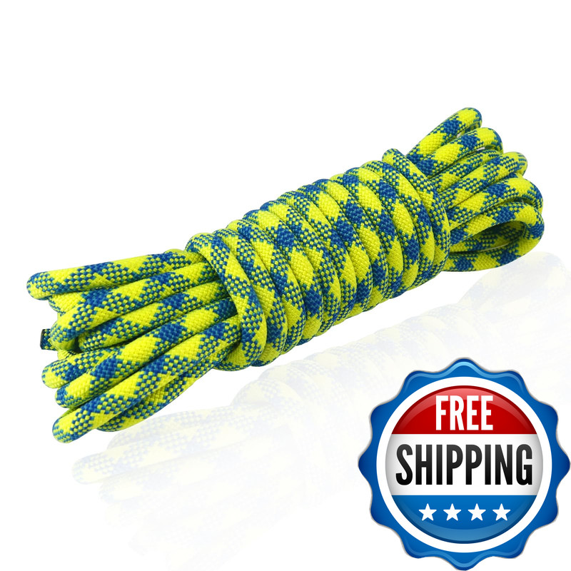 Newdoar 10.5Mm2/5In Dynamic Rope24Kn5231 Lb Robust Nylon Kernmantle3 Sizes gallery