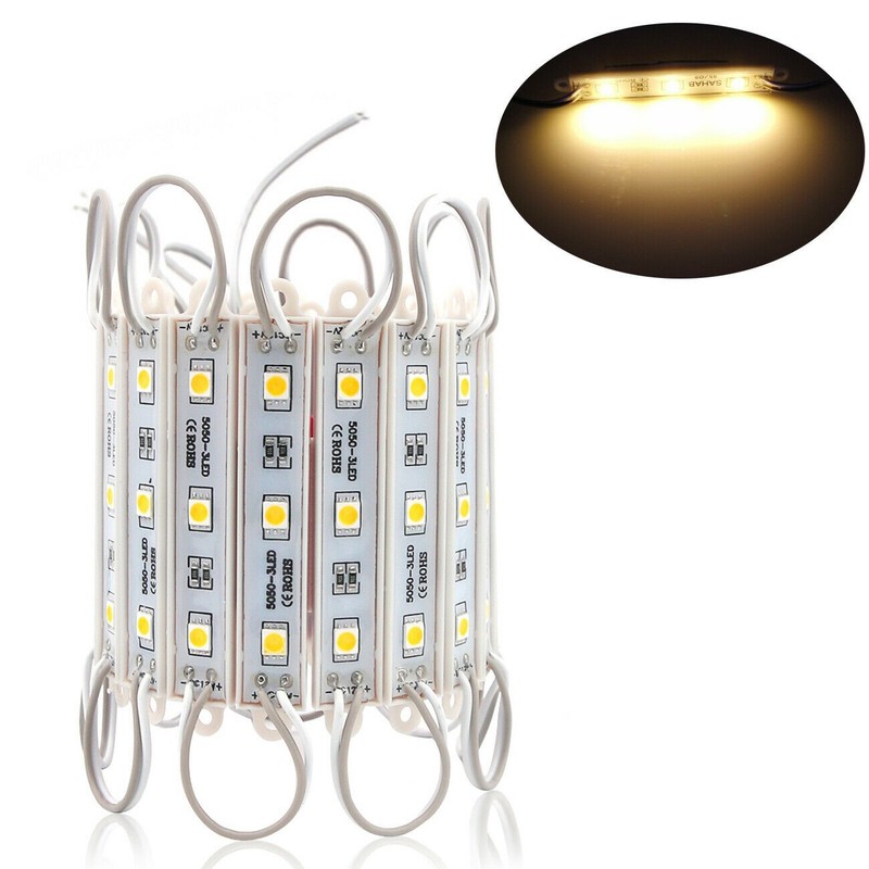 10-2000ft 3 LED Module SMD 5050 RGB White Waterproof Light Strip Sign Design 12V gallery