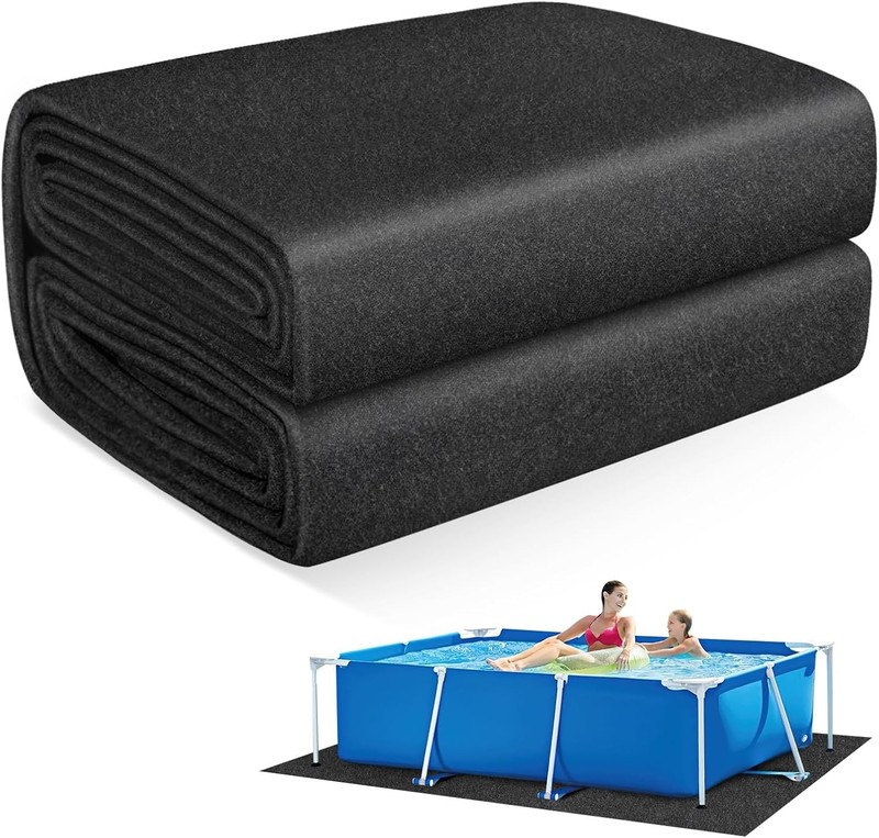 Extra Thick Pool Liner Pad 18'x9' Rectangle gallery