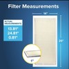 Filtrete Basic Dust & Lint Air Filter, 300 MPR, 304, 14 in x 25 in x 1 in -2 PK gallery